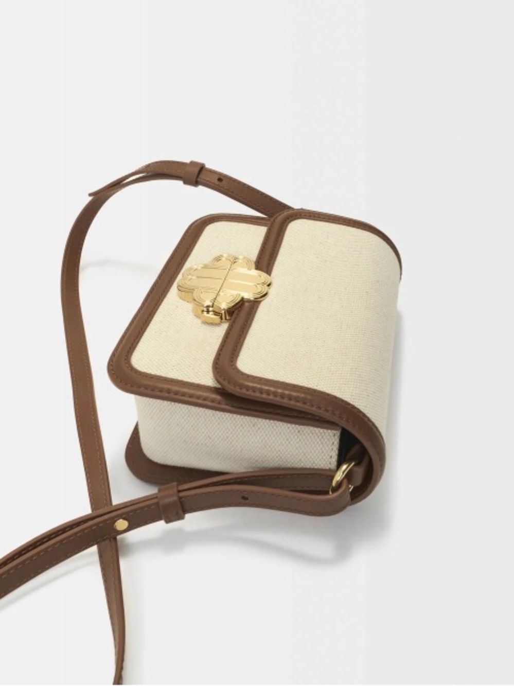 Maje Leather and material mix bag - Picture 3 of 10